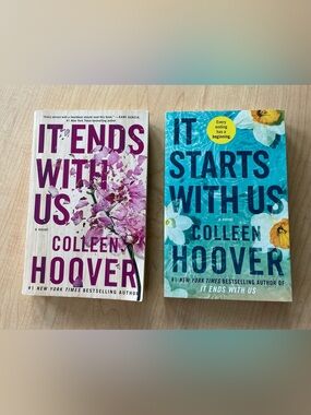 It Ends With Us & follow up It Starts With Us by Colleen Hoover